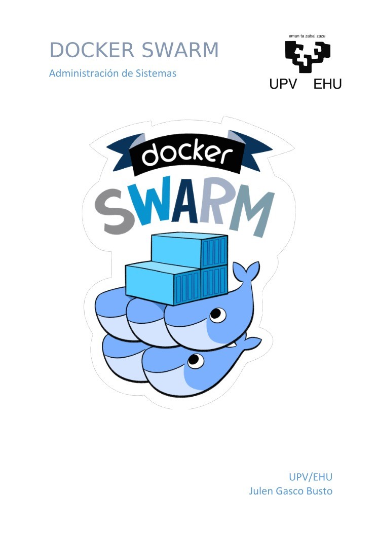 Imágen de pdf Docker Swarm - Administrador de sistemas
